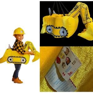 I want to be…a digger Construction truck dress up costume Halloween pretend play